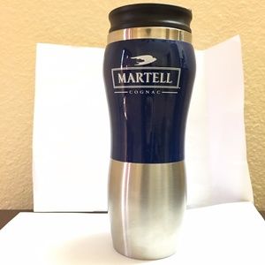 NWT MARTELL COGNAC STAINLESS STEEL WATER BOTTLE